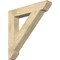 Ekena Millwork Traditional Slat Rough Sawn Bracket, Douglas Fir, 6"W x 38"D x 38"H BKT06X38X38TRA06RDF - alternate 1